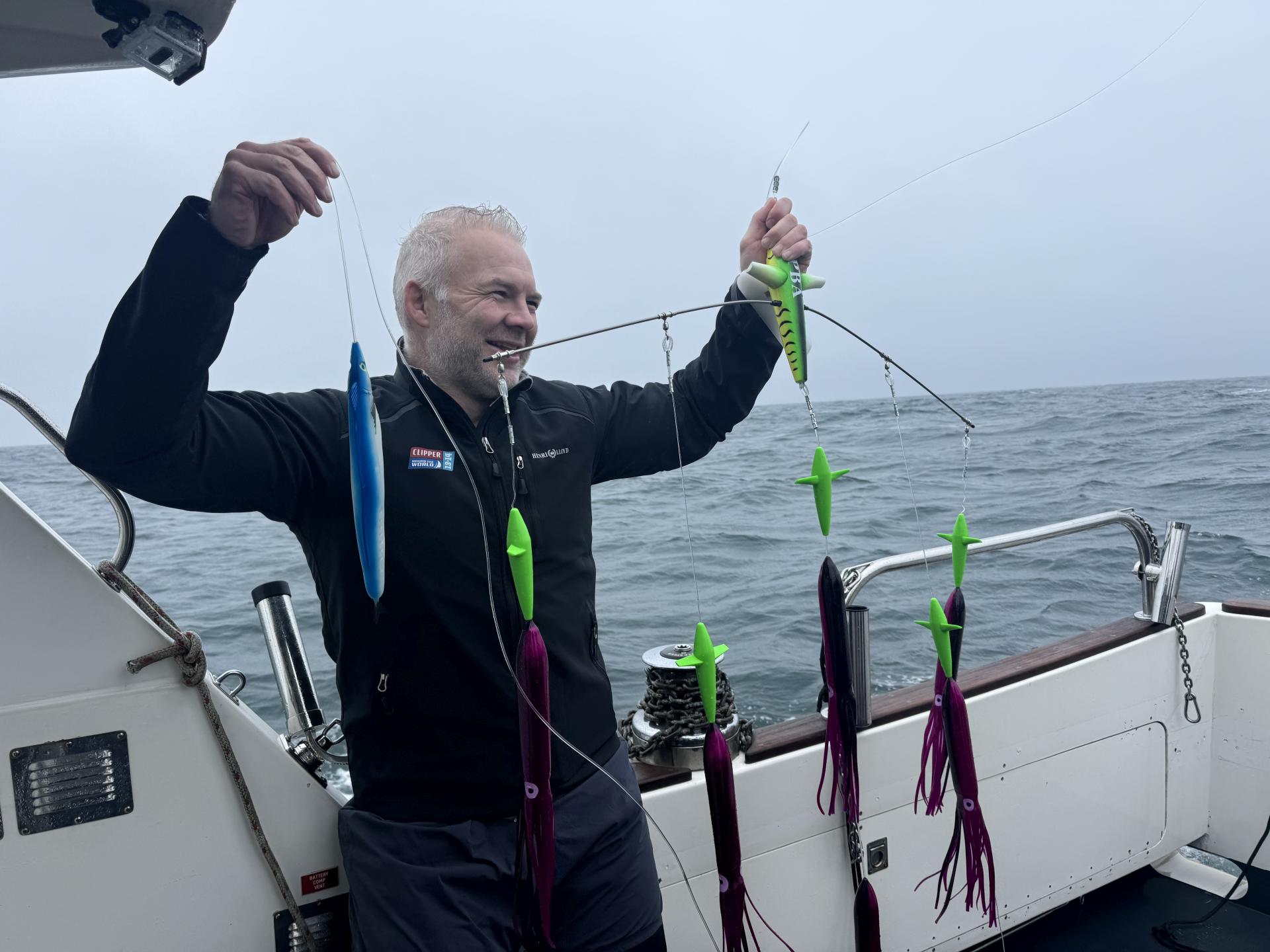 Opportunity Charters Plymouth South West UK Bluefin Tuna Sports Fishing - Fishing Lures Prepared