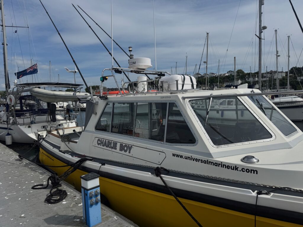 Opportunity Charters Blue Fin Tuna Fishing Plymouth Southwest UK - Charlie Boy Sporting New Fishing Rigs and Equipment