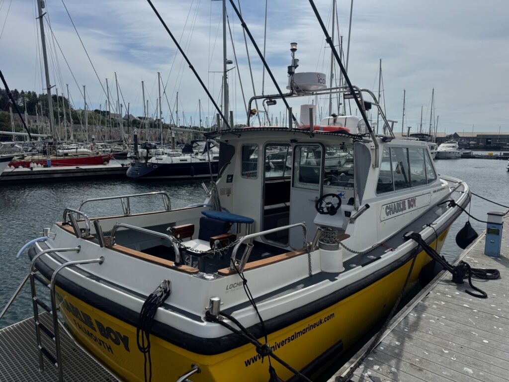 Opportunity Charters Blue Fin Tuna Fishing Plymouth Southwest UK - Charlie Boy Sporting New Fishing Rigs and Equipment alongside