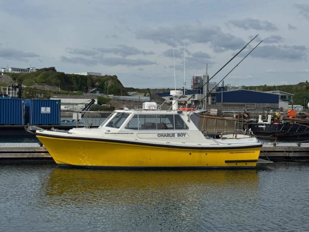Opportunity Charters Blue Fin Tuna Fishing Plymouth Southwest UK - Charlie Boy Sporting New Fishing Rigs and Equipment berthed